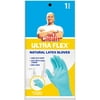 Mr. Clean 243587, Large Cross Wave Non-Slip Grip Gloves, Blue