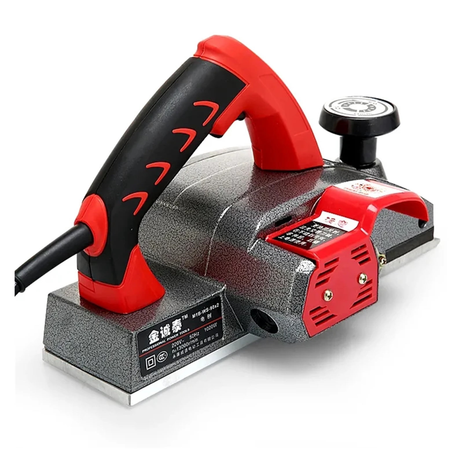 1100W Electric Woodworking Table, Portable Wood Planing Machine, Thickening Machine, 28.5x7.5CM, 2MM Depth,