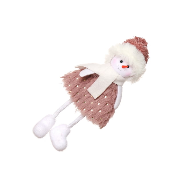 Toystoory Adornos navideños Muñecas Santa Muñeco de nieve Muñeco Cervatillo Colgante Árbol de Navidad Regalos colgantes para la familia Kits de decoración para fiestas No.2 Toystoory HA042989-02