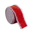 thumbnail image 1 of Winter Holiday Burlap Ribbon Roll Multipurpose Decorative Craft Ribbon for Bouquet Cake Wreath Party Wedding Family Gathering, 1 of 6