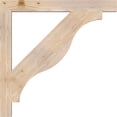 thumbnail image 3 of Ekena Millwork 3 1/2"W x 36"D x 36"H Funston Block Smooth Bracket, Douglas Fir, 3 of 4