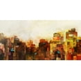 thumbnail image 2 of Roko, Ken 24x14 White Modern Wood Framed Museum Art Print Titled - Morning Skyline, 2 of 4