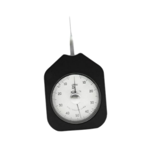 Dinamómetro de tensión de dial analógico antideslizante 10G/30G/50G/100G/150G/300G/500G 50 gramos