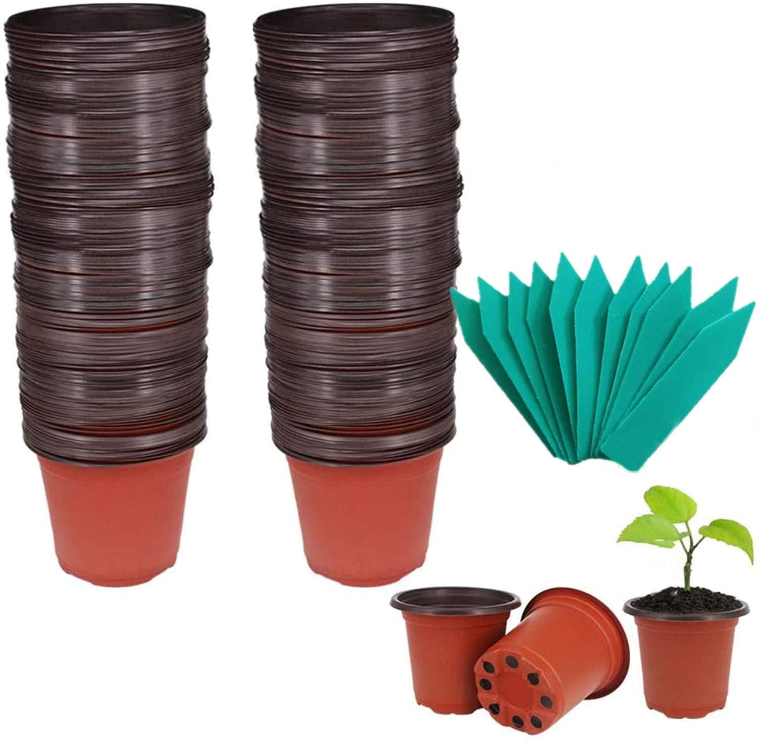 Sfee 100 Pack Plant Nursery Pots 4 Inch Plant Pots Soft Durable   03984521 01f2 45b5 A1c4 8c977b349ca2.ca02c35e7df2218c1b36f9c9636b67c0 