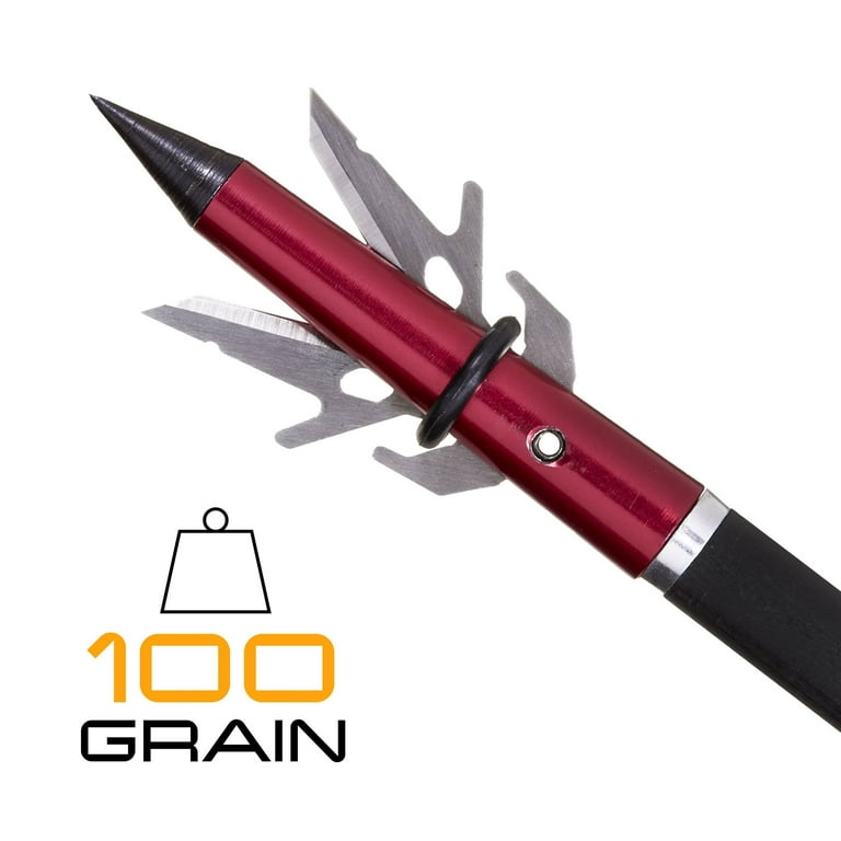Stryke Therm-x Expandable 2-Blade Hunting Broadheads, 3-Pack, 100