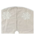 thumbnail image 3 of Holiday time Snowflake Tree Skirt,48 inch,natural colour, 3 of 4