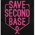 thumbnail image 2 of Breast Cancer Awareness Save Second Womens Plus Size Graphic Zipper Hoodie Brisco Brands 2X, 2 of 5