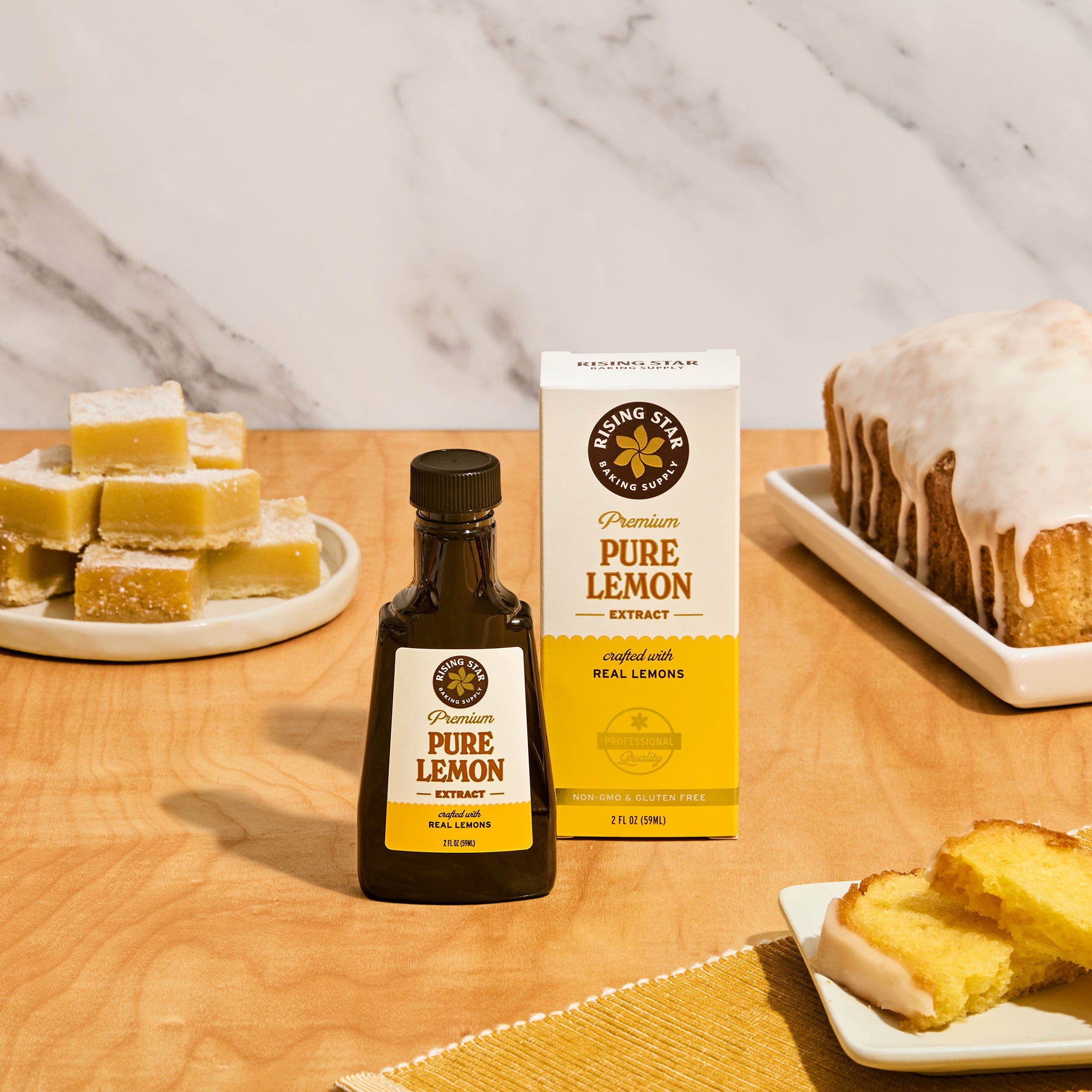 Rising Star Baking Supply Pure Lemon Extract, 2 fl oz - Walmart.com