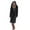 Black, variant on kayannuo Fall Clothes For Women Women Winter Lengthened Plush Shawl Bathrobe Long Sleeve Robe Hooded Coat Dark Blue