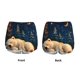 thumbnail image 3 of Balery Starry Sky Sleep White Bear Pantalones cortos deportivos para mujer con forro y dos bolsillos, elásticos, para entrenamiento, gimnasio, yoga-X-Large, 3 of 7