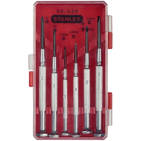 stanley 174 precision screwdriver set 6 pc box walmart stanley 174 precision screwdriver set 6 pc box walmart