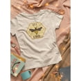 thumbnail image 3 of Bee Kind Beehive Lineless Art T-Shirt Women -Smartprints Designs, Female Small, 3 of 4