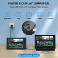 thumbnail image 4 of AOC 15.6" Premium Portable Gaming Monitor 125% sRGB, HDR, FHD 1080P IPS Computer Monitor, Ultra-Slim Metal USB-C/HDMI External Screen with Speakers for Laptop PC Mac PS5 Xbox Switch, 4 of 14