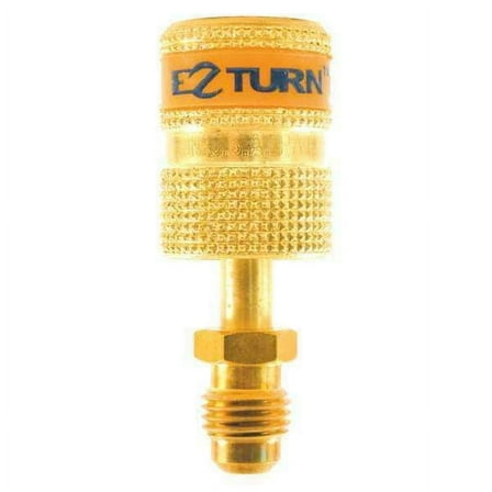 1PACK Uniweld EZABM Anti-Blowback Hose Adaptor, 13/16"L, Brass
