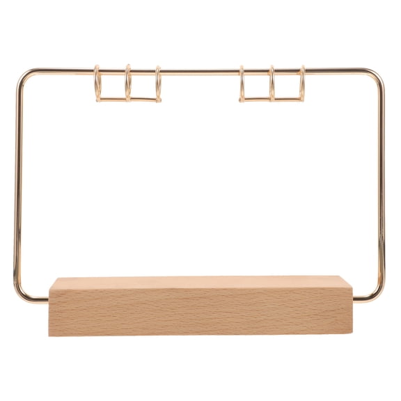 1 Set Calendar Rack Desktop Calendar Display Rack Support Holder for Office