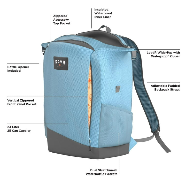 RovR TravelR 24L Soft Cooler Backpack (South pacific) RovR TravelR 24L Soft Cooler Backpack (South pacific)