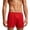 Red, variant on SOOMLON Men Pajama Shorts Big and Tall Elastic Waist Boxer Shorts Comfy Knitted Sleepwear Solid Casual Summer Bottoms