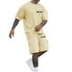 thumbnail image 1 of Playeras Cuello V Para Hombre, Conjunto De Dos Piezas De Camiseta Y Pantalones Cortos De Manga Corta Con Estampado Masculino, Camisa Estampada Y Pantalón Corto., 1 of 8