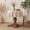 Khaki, variant on ICEANT 24 inch Round Tablecloth, Linen Woven Waterproof Table Cover, Solid Textured Linen Spill-Proof Table Cloth, Wrinkle Free Party Tablecloth For Outdoor Indoor, Khaki