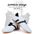 thumbnail image 4 of Taekwondo, boxeo, kung fu, tai chi: calzado unisex para adultos y niños, talla 37, ligero para artes marciales, 4 of 8