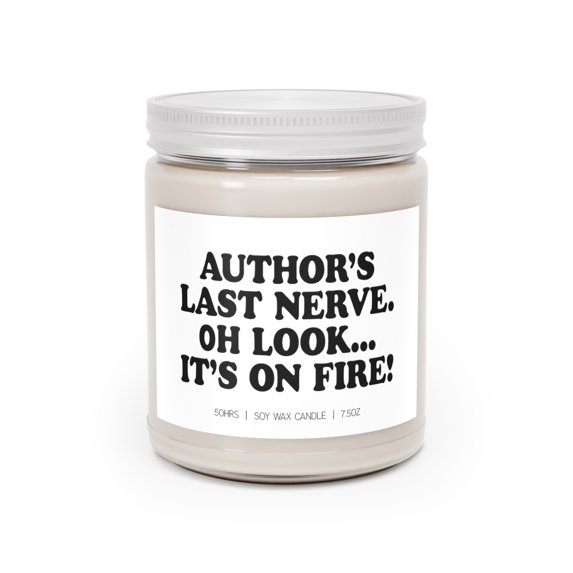 22Gifts Author Writer New Book Candle, Gifts, Decor, Scented