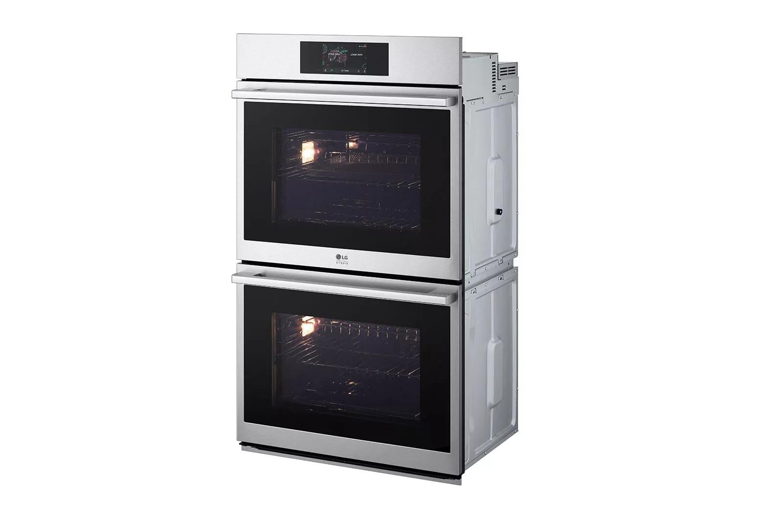 WDES9428F 30" Electric Double Wall Oven, 9.4 cu. ft. Total Capacity LCD Touch-Screen Control, Instaview, Steam Sous Vide, Air Fry