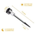 thumbnail image 4 of 1pc Stainless Steel Solar LED Lawn lamp Solar spike landscape Lamp IP44 Level Outdoor Garden Pathway Landscape Lamp, 4 of 7