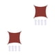 thumbnail image 2 of Scienceny Toldo para Exteriores, Tela De Poliéster Impermeable Y A Prueba De Sol, Cortina De Protección Solar Multifuncional, 2 * 2 M, Rojo 2*2m rojo óxido 2Conjunto, 2 of 6