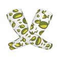 thumbnail image 2 of Sun Protection Arm Sleeves For Men Women, Cute Mint Green Durian Sleeves To Cover Arms With Thumb Hole Cooling Sleeve, 2 of 2