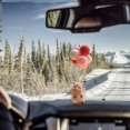 thumbnail image 4 of Erty Car Interior Ornament Animal Ornaments with Colorful Balloons Resin Animals Automotive Interior Supplies Decoration well-liked, 4 of 5