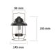 thumbnail image 2 of Lámpara de batallón de rocío Luz LED de Camping con atenuación continua portátil para exteriores, farol brillante recargable por USB, lámpara de emergencia, iluminación de puesto callejero Abanopi Lámpara de batallón de rocío, 2 of 7