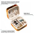 thumbnail image 2 of Thanksgiving Pumpkin Leaves Travel Portable Square Decorative Box Jewelry Stand: All-in-One Earring Holder, Ring Keeper, Necklace & Bracelet Organizer - Storage Box for Girls and Women, 2 of 6