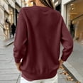 thumbnail image 6 of Liuinsasek Women's Crew-Neck Knit Sweater Solid Color Casual Long-Sleeved Loose-Fit Basic Pullover Easy Layering Piece ，Fashion Winter Outfits，Cozy Lounge Wear, 6 of 8