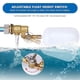 thumbnail image 2 of Válvula de flotador de 1/2 pulgada, válvula de flotador de agua para estanque Válvula de flotador de cierre automático para tanques de ganado, 2 of 5