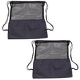 thumbnail image 1 of 2 Pack Ball Net Basketball Bag Ball Bag Nylon Mesh Bag with Shoulder Strap Portable Ball Bag Soccer Bag Mesh Sports Ball Bag Ball Bag for Basketball S, 1 of 5