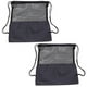 thumbnail image 1 of 2 Pack Ball Net Basketball Bag Ball Bag Nylon Mesh Bag with Shoulder Strap Portable Ball Bag Soccer Bag Mesh Sports Ball Bag Ball Bag for Basketball S, 1 of 5
