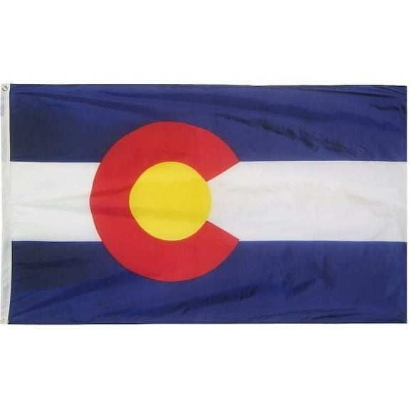 3x5' Colorado Heavy Weight Nylon Flag From All Star Flags