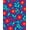 Blue, Pattern 2, variant on ODIKA 4'x6' Machine Washable Non-Slip Area Rug, Victorian Garden Scrollwork with Flourishing Petal and Vine Details High Traffic Rug, Navy, 389877