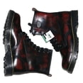 thumbnail image 5 of Botas Militares Piel Unisex Moda Adulto Camaleon Rojo Sombra, 5 of 5