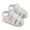 White, variant on Otqutp Toddler House Shoes Boys Girls Squeaky Sandals Closed Toe Anti Slip Rubber Sole Shoes Baby Sandals 0 to 12 Months