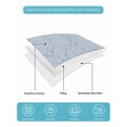 thumbnail image 4 of Twin Quilt Bedding Set, Blue Branches Reversible Summer Quilt 3 Pieces, Vintage Art Farmhouse Lightweight Bedspreads Coverlets with 2 Pillow Shams for All Seasons, 4 of 5
