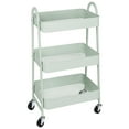 thumbnail image 7 of Gianna 3 Tier Rolling Storage Cart with Lockable Wheels and Handle for Kitchen Bathroom, 7 of 7