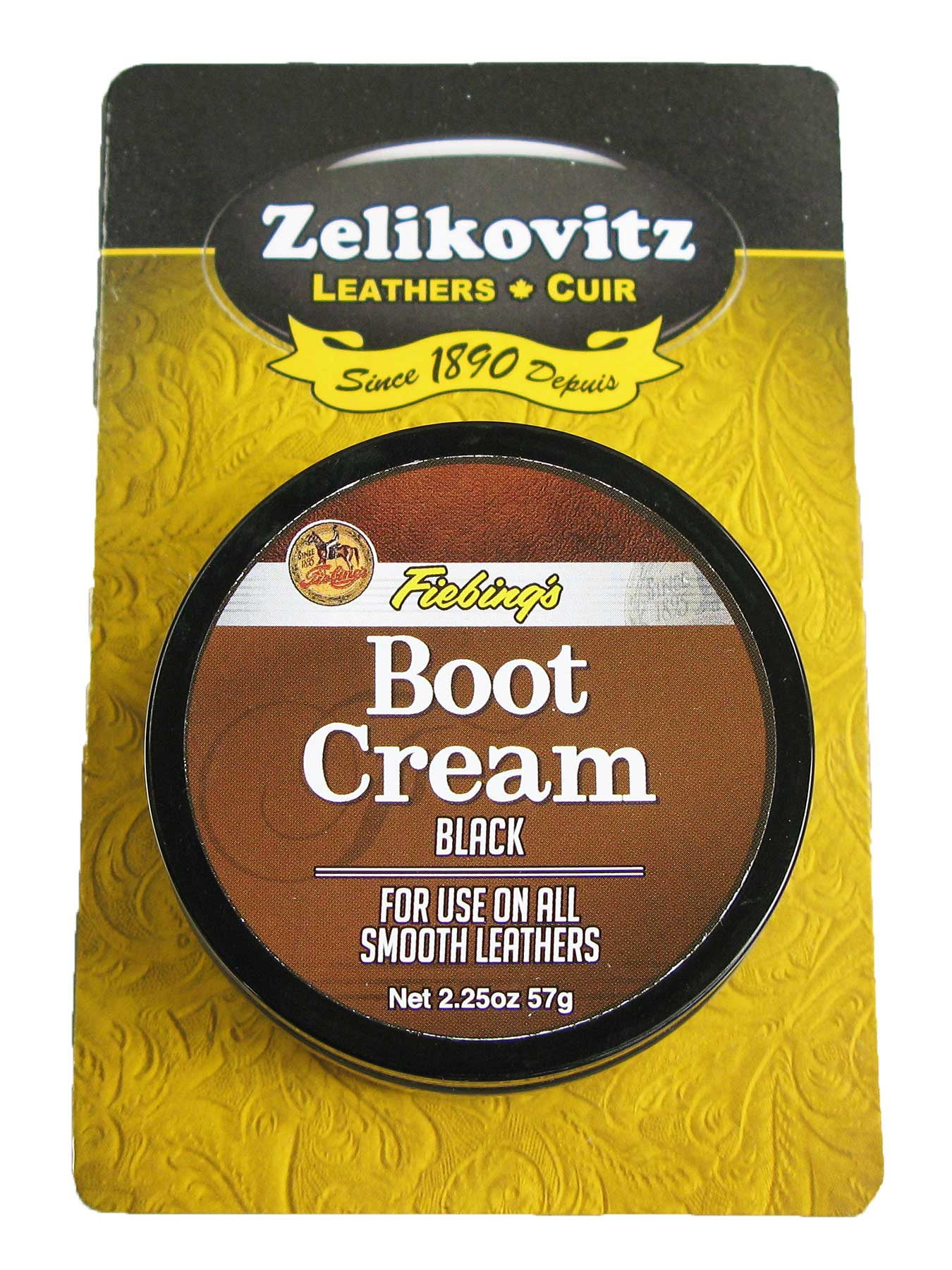 Fiebing Black Boot Cream Polish