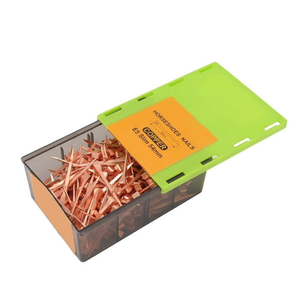 Horse Hoof Nail,250Pcs Horseshoe Nails Copper Horseshoe Nails Metal