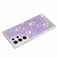 thumbnail image 2 of Dteck Bling Case for Samsung Galaxy S24, Women Girls Sparkly Glitter Shiny Soft TPU Rubber Ultra Slim Shockproof Hard Protective Cover, Purple, 2 of 6