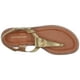 thumbnail image 2 of Sandalias Tommy Hilfiger Bennia para mujer, color dorado, talla 6.5, 2 of 6