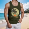 thumbnail image 2 of NOLDARES Mens Workout Tank Tops Cotton Loose Fit Soft Gym Muscle Shirt Sleeveless Classic T Shirts Summer Beach(AG,3XL), 2 of 9