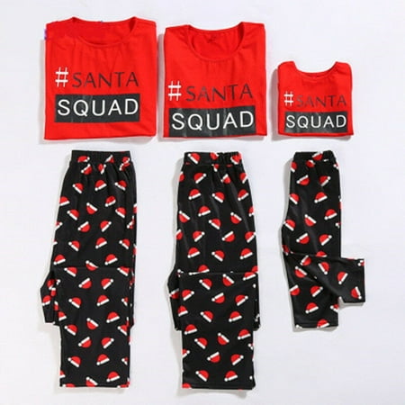 

Christmas Family Matching Pyjamas PJS Set Xmas Santa Sleepwear Nightwear Gift