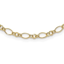 Primal Gold 14 Karat Yellow Gold Oval Link Necklace