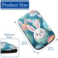 thumbnail image 4 of Easter Soft Furry Printed Car Armrest Cover 12.5x8.2 Inch - Comfortable Armrest Accessories Mat, 4 of 6